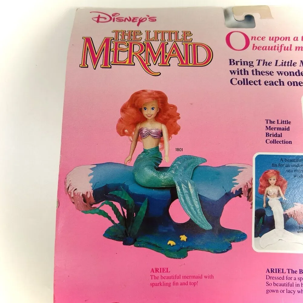 VTG Disney Little Mermaid ARIEL’S UNDER THE SEA TREASURES Accessory Set Tyco NOS